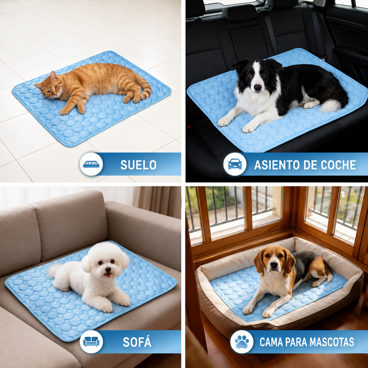 Colchón Refrescante Patika Pets™ ❄️ Descanso Fresco en los Días de Calor
